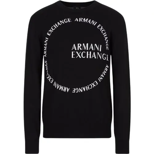 Cotton Cashmere Sweater , male, Sizes: XS - Armani Exchange - Modalova