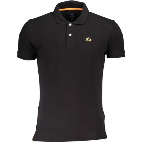 Embroidered Contrast Polo Shirt , male, Sizes: L, 3XL, XL, 2XL, M - LA MARTINA - Modalova