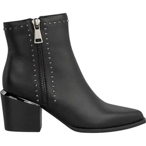 Ankle boots with zippered heel , female, Sizes: 3 UK, 5 UK, 6 UK, 2 UK, 4 UK - Alma en Pena - Modalova