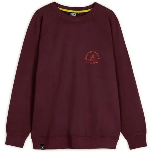 Urban Raglan Sweatshirt Bordeaux - Munich - Modalova