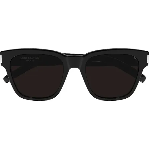 Square Sunglasses with Laser Engraved Logo , male, Sizes: ONE SIZE - Saint Laurent - Modalova