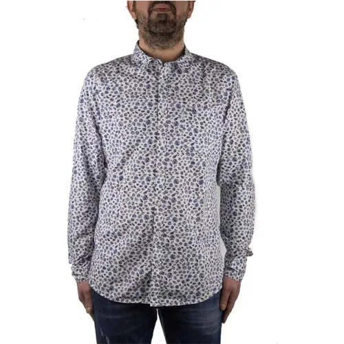 Fantasy Long Sleeve Slim Fit Shirt , male, Sizes: 2XL, L - Sun68 - Modalova