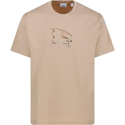 Soft Fawn Padbury T-Shirt für Herren , Herren, Größe: M - Burberry - Modalova