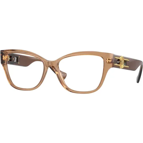 Designer Brille,Schwarze Optische Brille Klassischer Stil,Rosa Optische Brille für den täglichen Gebrauch - Versace - Modalova