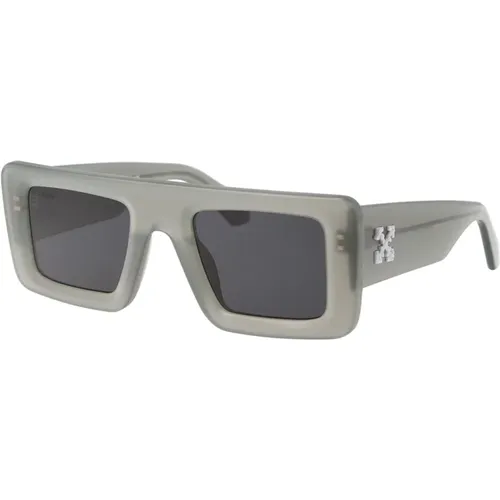 Seattle Sunglasses for Stylish Sun Protection , unisex, Sizes: 50 MM - Off White - Modalova