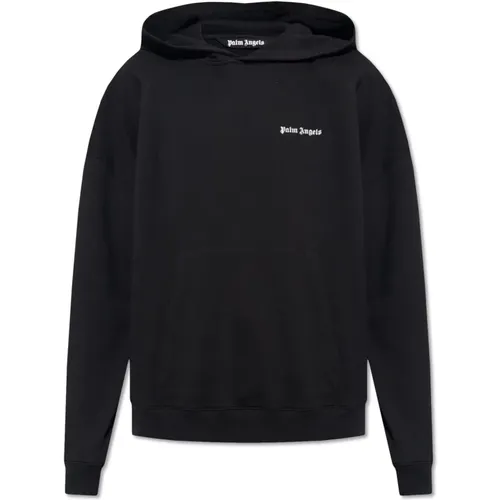 Kapuzenpullover mit gesticktem Logo , Herren, Größe: L - Palm Angels - Modalova