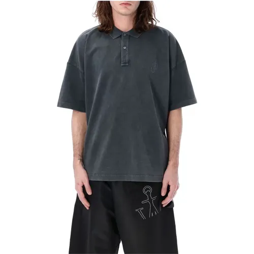Mens Clothing T-Shirts Polos Charcoal Ss24 , male, Sizes: M, S, XL, L - JW Anderson - Modalova