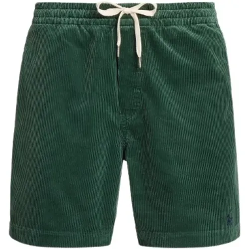 Corduroy Shorts with Logo Embroidery , male, Sizes: XL, L - Polo Ralph Lauren - Modalova