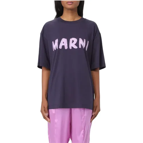 Stylish T-Shirt , female, Sizes: 2XS, XS, S - Marni - Modalova