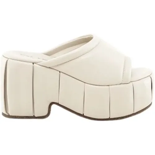 Eco-Friendly Linen Sandals , female, Sizes: 5 UK, 6 UK, 8 UK, 4 UK - THEMOIRè - Modalova
