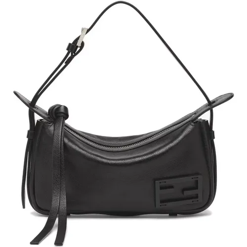 Iconic FF Embellished Shoulder Bag , female, Sizes: ONE SIZE - Fendi - Modalova