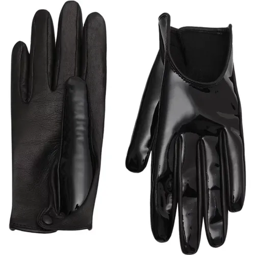 Leather Gloves , female, Sizes: L, S, M - Durazzi Milano - Modalova
