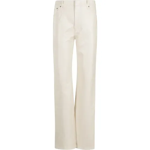 Textured Straight Pants , female, Sizes: M, S - Rotate Birger Christensen - Modalova