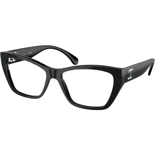 Schwarze Rahmen Sonnenbrille Chanel - Chanel - Modalova