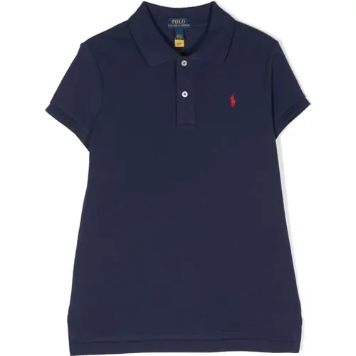 Klassisches Blaues Polo-Shirt für Mädchen - Ralph Lauren - Modalova