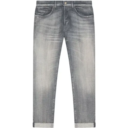 Skinny Fit George Jeans , Herren, Größe: W32 - Dondup - Modalova