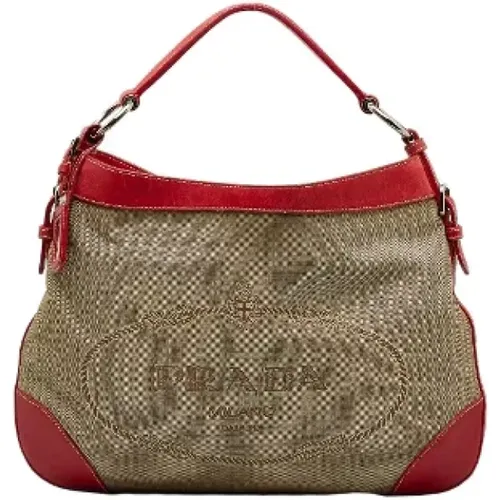 Pre-owned Canvas prada-bags , female, Sizes: ONE SIZE - Prada Vintage - Modalova