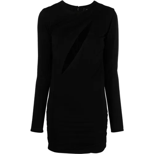 Short daytime dress , female, Sizes: XS - Versace - Modalova