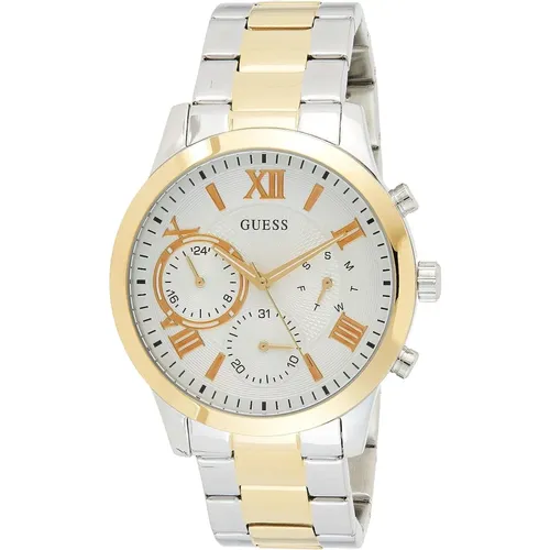 Solar Analog Quartz Stainless Steel Bicolor Watch , female, Sizes: ONE SIZE - Guess - Modalova