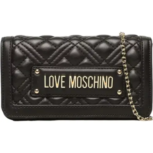 Damenbrieftasche mit Münzfach , Damen, Größe: ONE Size - Love Moschino - Modalova