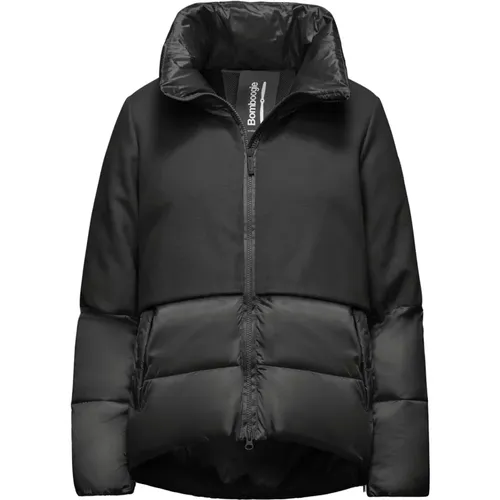 Bimaterial Padded Jacket , female, Sizes: XL, S, M, XS, 2XL, L, 3XL - BomBoogie - Modalova