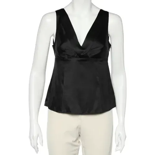 Pre-owned Silk tops , female, Sizes: M - Armani Pre-owned - Modalova