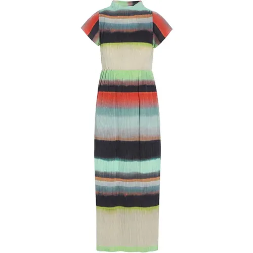 Flattering Liqourice Stripe Dress , female, Sizes: XL - Bitte Kai Rand - Modalova