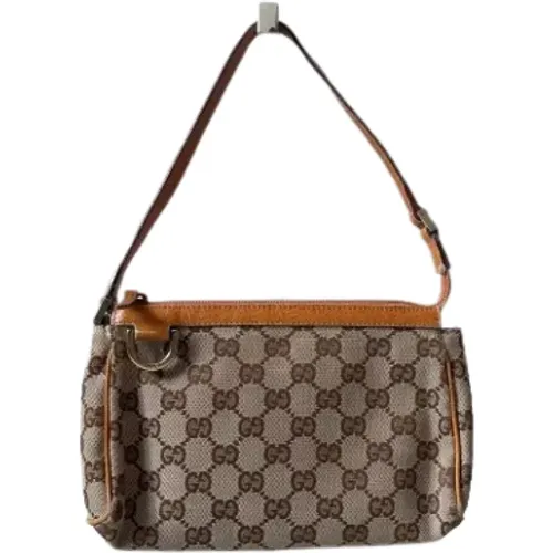 Canvas Shoulder Bag , female, Sizes: ONE SIZE - Gucci Vintage - Modalova