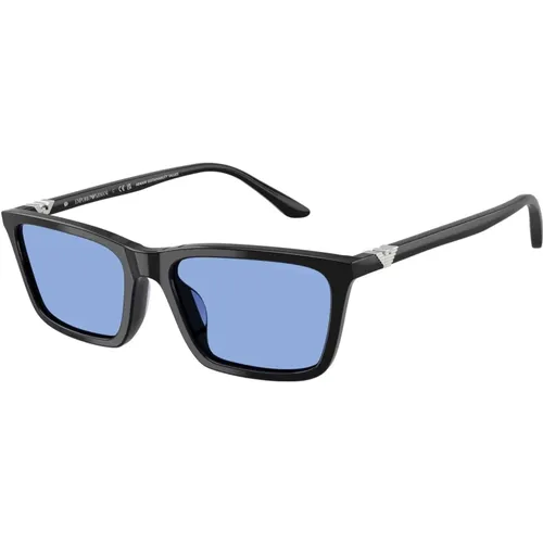 Sonnenbrille Ea4239U Schwarz , Damen, Größe: 55 MM - Emporio Armani - Modalova