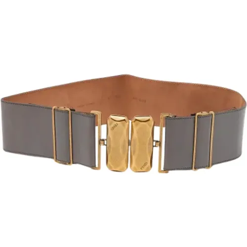 Pre-owned Leather belts , female, Sizes: ONE SIZE - Fendi Vintage - Modalova