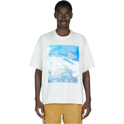Abenteuerliches Grafikdruck T-Shirt , unisex, Größe: XS - Adidas - Modalova