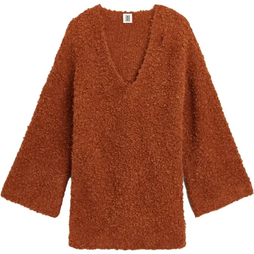 Wide-Sleeve Alpaca Sweater , Damen, Größe: M - By Malene Birger - Modalova