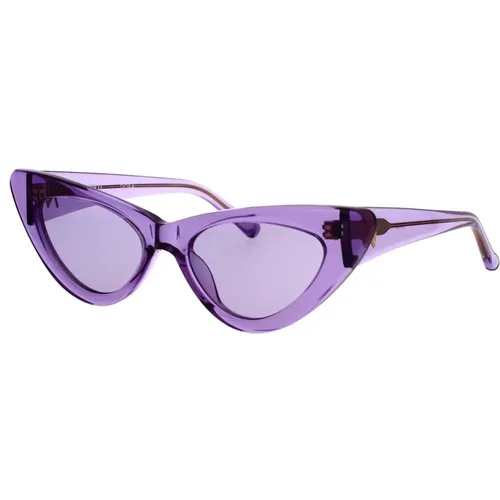 Linda Farrow Dora Sunglasses , female, Sizes: 54 MM - The Attico - Modalova