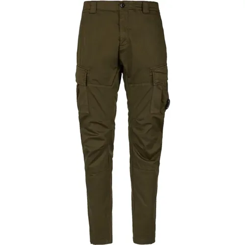 Stretch Sateen Lens Cargo Pants , male, Sizes: M, S, L - C.P. Company - Modalova