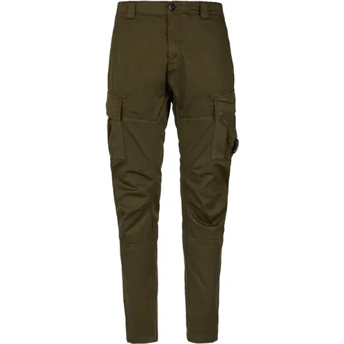 Stretch Sateen Lens Cargo Pants , male, Sizes: M, S, XS, 2XS - C.P. Company - Modalova