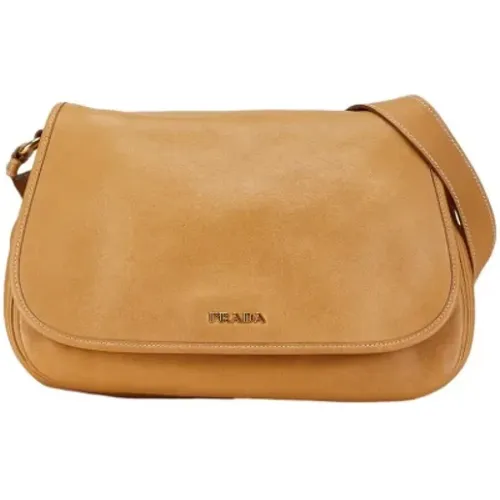 Pre-owned Leather shoulder-bags , female, Sizes: ONE SIZE - Prada Vintage - Modalova