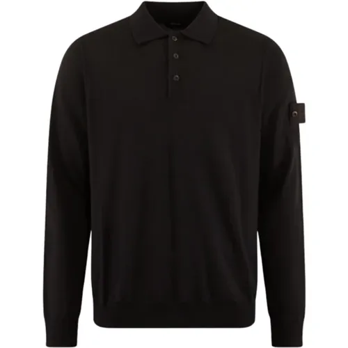 Ghost RWS Polo-Shirt in Schwarz - Stone Island - Modalova