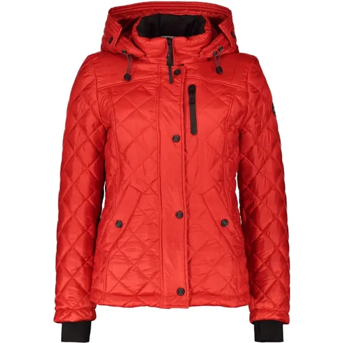 Steppjacke mit abnehmbarer Kapuze , Damen, Größe: L - Gil Bret - Modalova