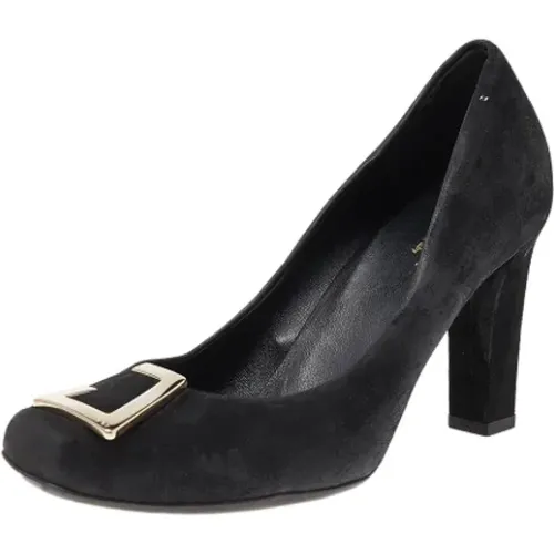 Pre-owned Suede heels , female, Sizes: 3 UK - Gucci Vintage - Modalova