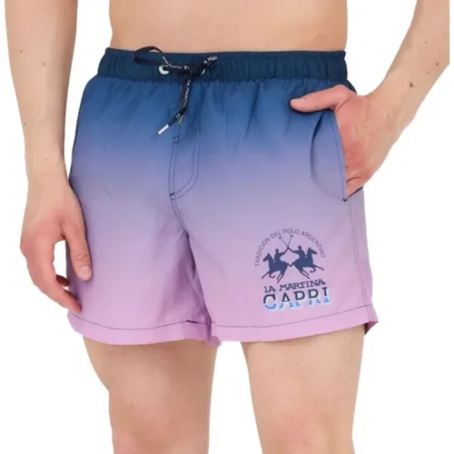 Herren Boxer Badebekleidung Druck - LA MARTINA - Modalova