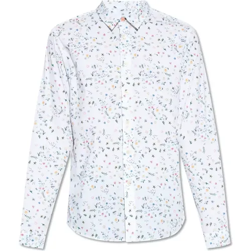 Shirt with floral motif , male, Sizes: L, M, S - PS By Paul Smith - Modalova