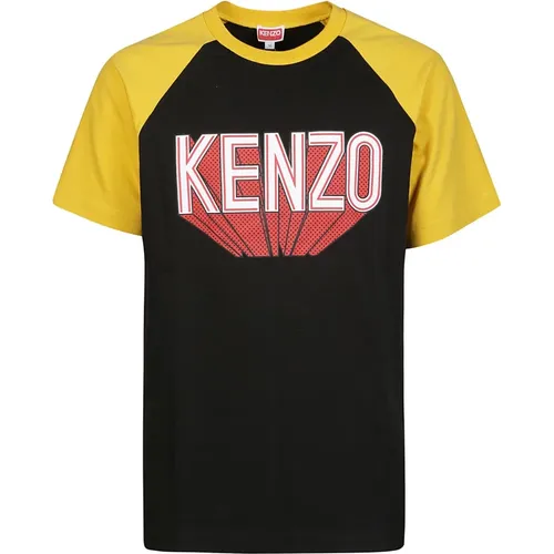 D Raglan T-Shirt , male, Sizes: L - Kenzo - Modalova