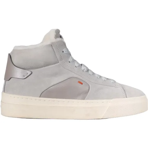 Montone Leder Sneakers Santoni - Santoni - Modalova