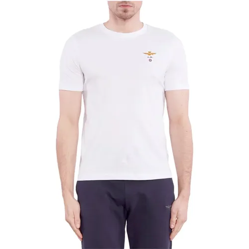 Stylisches Polo Shirt , Herren, Größe: S - aeronautica militare - Modalova