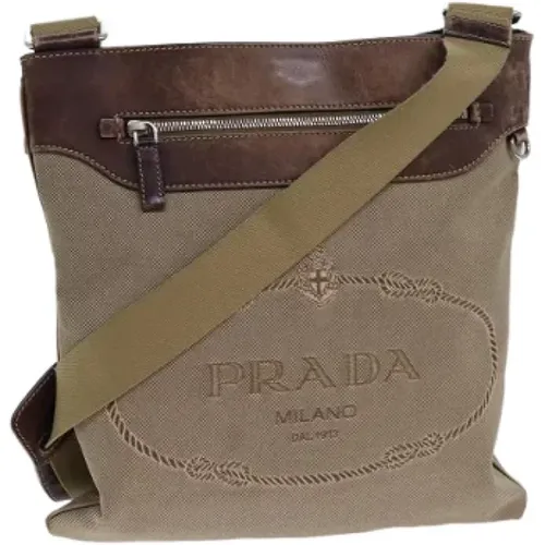 Pre-owned Canvas prada-bags , female, Sizes: ONE SIZE - Prada Vintage - Modalova