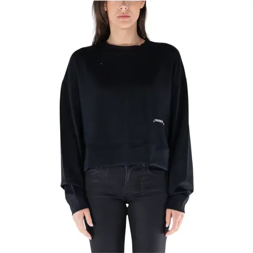 Stylish Crewneck Sweatshirt , female, Sizes: XS, M - Hinnominate - Modalova