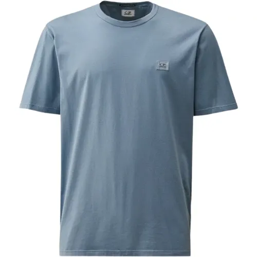 Flint Stone T-shirt Lightweight Cotton , male, Sizes: L, M - C.P. Company - Modalova