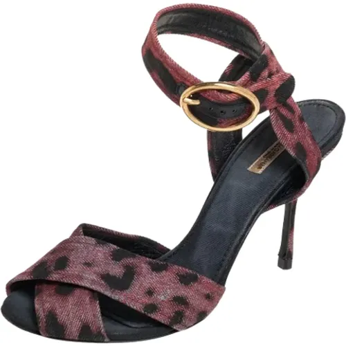 Pre-owned Fabric sandals , female, Sizes: 7 UK - Dolce & Gabbana Pre-owned - Modalova