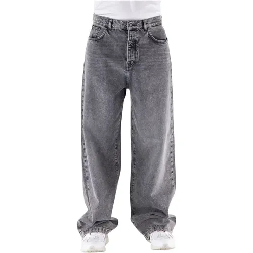 Real Stone Denim Jeans , male, Sizes: W30, W31, W29, W32, W33, W34 - Amish - Modalova