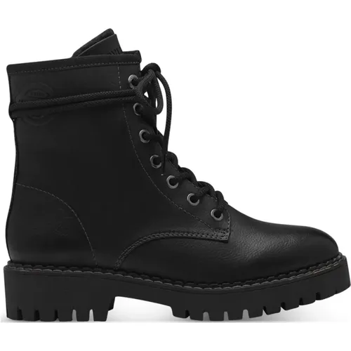 Schwarze Casual Geschlossene Booties Damen , Damen, Größe: 39 EU - s.Oliver - Modalova